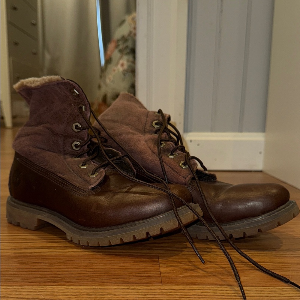 Timberland PRO Brown Leather and Suede Winter Boots